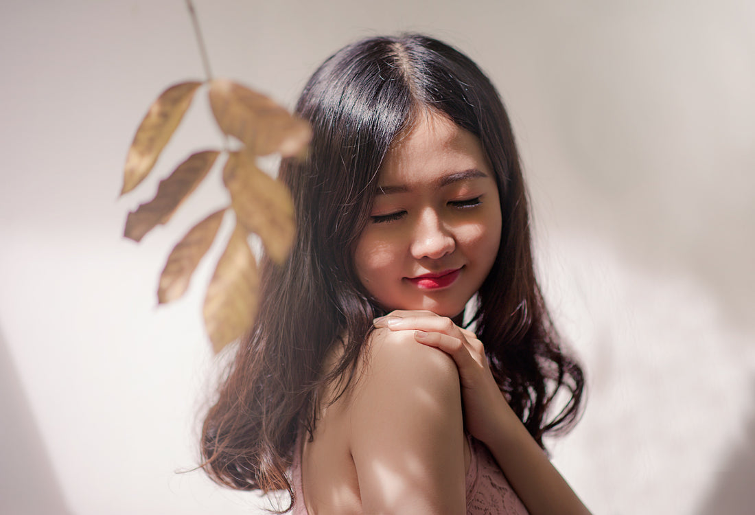 asian woman smiling