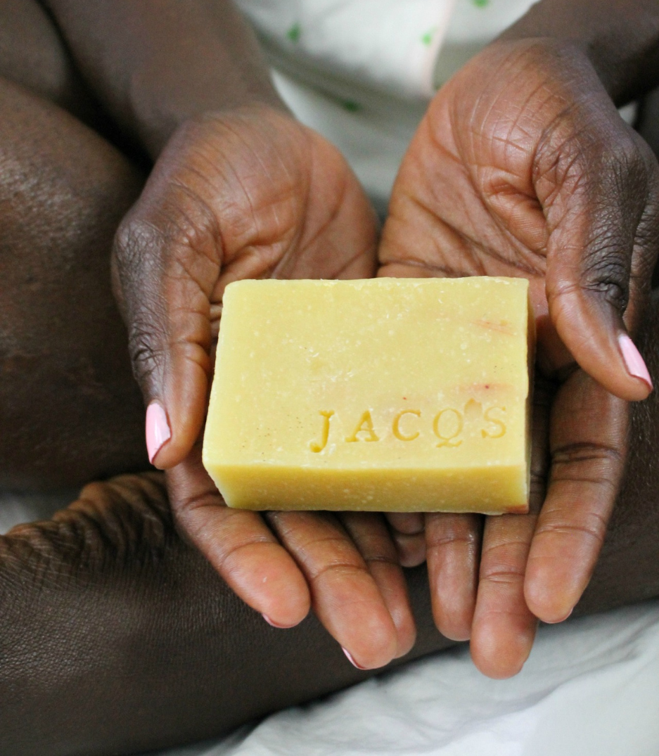 JACQ's Wild Hibiscus & Carrot Cleansing Bar