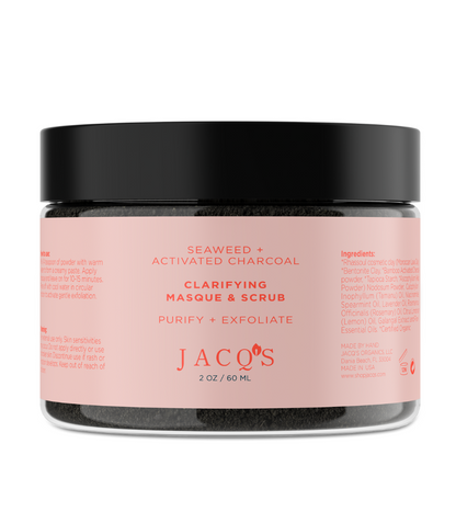 Clarifying Green Smoothie Face Masque and Scrub