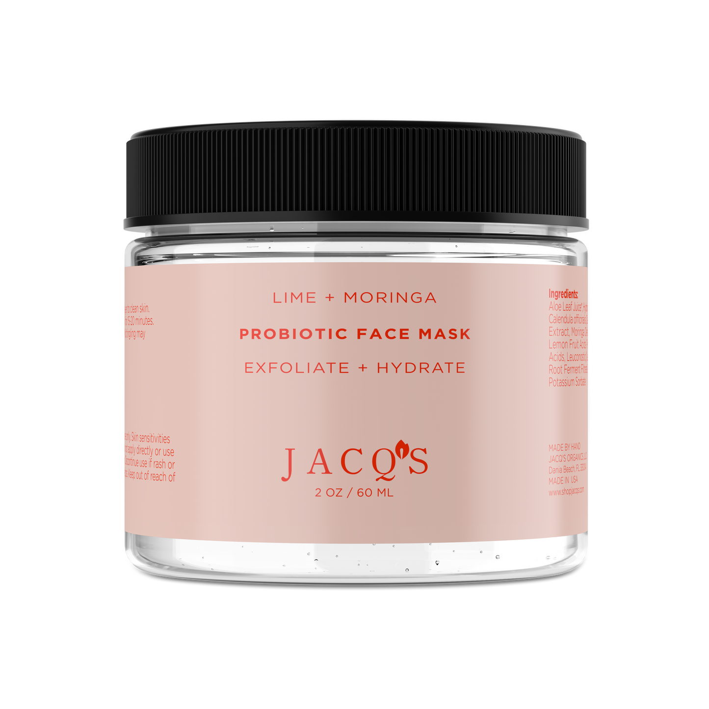 JACQ's PROBIOTIC FACE MASK