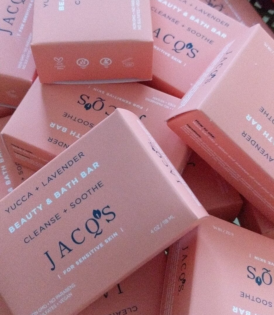 JACQ's Yucca & Lavender Cleansing Bar - 4oz